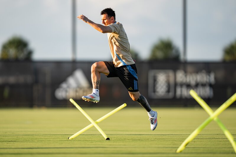 La peculiar forma de concentrarse de Messi con la Selección Argentina