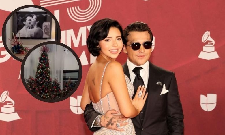 Así en el nido de amor de Ángela Aguilar y Christian Nodal